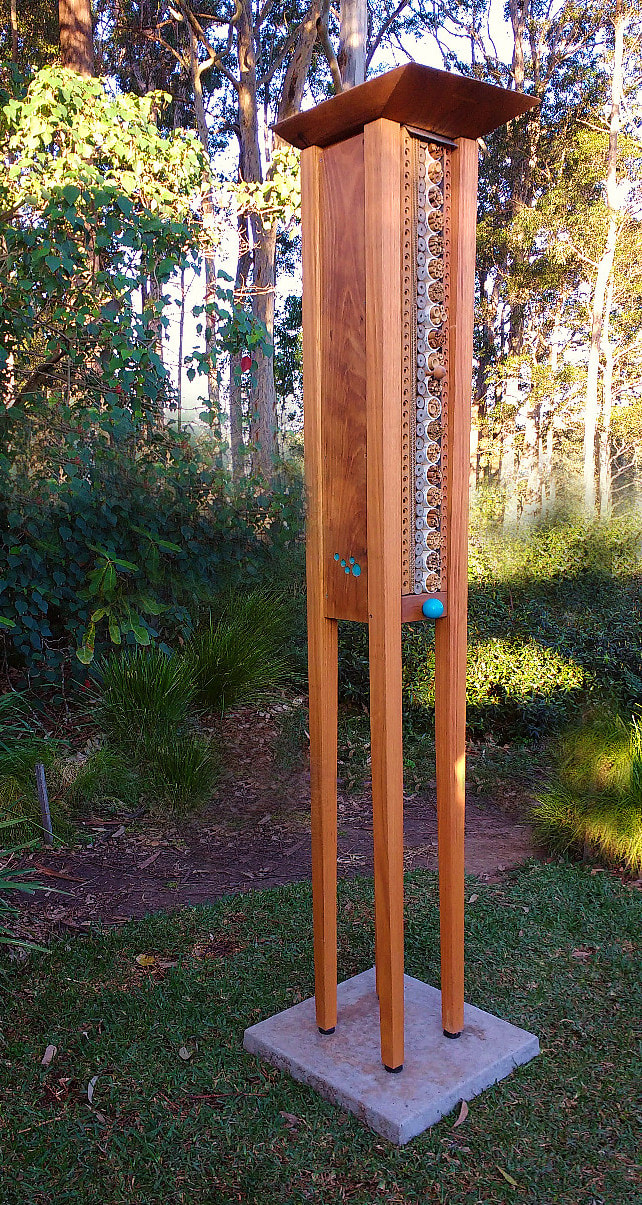 bee tower australian native bees bee box recycled hardwood